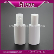 SRS 2015 new product 12ml white roll on PET bottle,small oval shape empty eye cream container with screw cap
